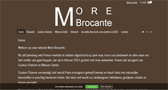 Desktop Screenshot of morebrocante.nl